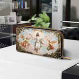 In God We Trust Leather Wallet Purse