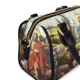 Catholight  Saint John The Baptist Shepherd Leather Mini Satchel