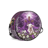 Catholight Eternal Hope Leather Circle Crossbody Bag