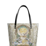 Catholight Sanctuary of the Holy Spirit Leather Tote Bags