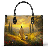 Divine Light and Love Leather Bag