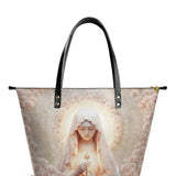 Catholight Eucharistic Grace Leather Tote Bag