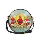 Catholight Trinity of Love Leather Circle Crossbody Bag