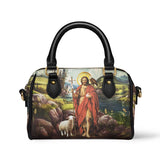 Catholight  Saint John The Baptist Shepherd Leather Mini Satchel