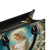 Lady Of Lourdes Leather Bag