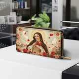 Little Flower Elegance Leather Wallet Purse