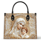 Heavenly Grace In Radiant Splendor Leather Bag