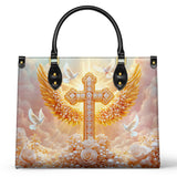 Dove of Peace Leather Bag