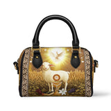 Catholight  The Lamb Of Redemption Leather Mini Satchel