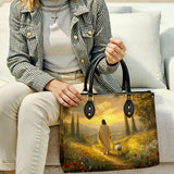 Divine Light and Love Leather Bag