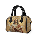 Catholight  Jesus the Savior Eternal Light Leather Mini Satchel