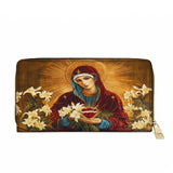 The Lily Of Purity Leather Wallet Purse