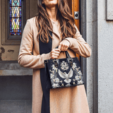 The Holy Spirit and Lily Devotional Leather Bag