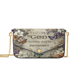 Catholight Faithful Blossom Envelope Chain Crossbody Bag