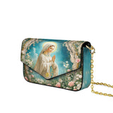 Catholight Lady Of Lourdes  Envelope Chain Crossbody Bag