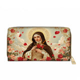 Little Flower Elegance Leather Wallet Purse