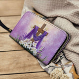 Faithful Bloom Leather Wallet Purse