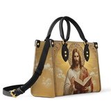 Jesus the Savior Eternal Light Leather Bag