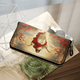 Glorious Ascension Christ Rising in Majesty - Leather Wallet Purse