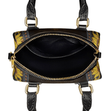 Catholight  Crown of Thorns and Sunflower Grace Leather Mini Satchel