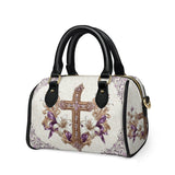 Catholight  Faith & Florals Leather Mini Satchel