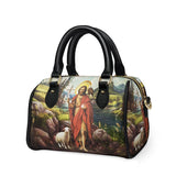 Catholight  Saint John The Baptist Shepherd Leather Mini Satchel