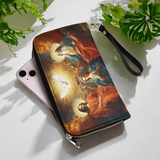 Coronation Of Mary Leather Wallet Purse