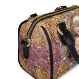 Catholight  Divine Madonna And Child Leather Mini Satchel