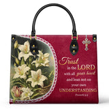 Catholight  Lilies of Faith Leather Bag