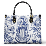 Sacré Sérénité Vierge Marie Sac en Cuir