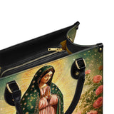 Catholight  Roses of Guadalupe Leather Bag