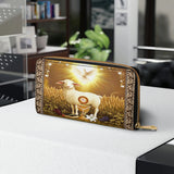 The Lamb Of Redemption Leather Wallet Purse