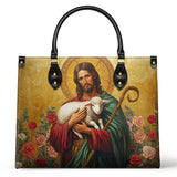 Lamb of Grace Leather Bag