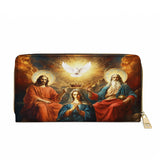 Coronation Of Mary Leather Wallet Purse