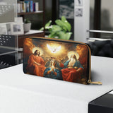 Coronation Of Mary Leather Wallet Purse