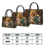 Guardian of Faith and Purity Leather Bag