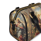 Catholight  Christ and Mary Magdalene Leather Mini Satchel