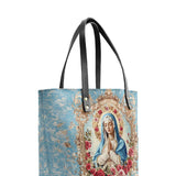 Catholight Our Lady of Grace Leather Tote Bag