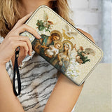 Holy Family Sacred Leather Wallet Purse