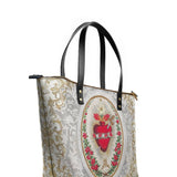 Catholight Immaculate Heart of Mary Elegance Leather Tote Bag