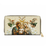 Holy Family Sacred Leather Wallet Purse