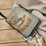 Catholight  The Crescent of Serenity Leather Wallet Purse