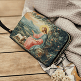 The Shepherd's Grace - Leather Wallet Purse