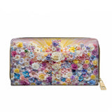 Floral Resurrection Leather Wallet Purse