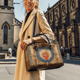 Sacred Heart of Divine Love Leather Bag