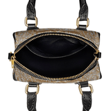 Catholight  Heavenly Grace In Radiant Splendor Leather Mini Satchel