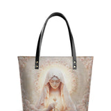 Catholight Eucharistic Grace Leather Tote Bag