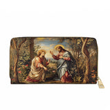 Christ and Mary Magdalene Leather Wallet Purse