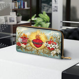 Trinity of Love Leather Wallet Purse