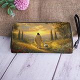 Divine Light and Love Leather Wallet Purse